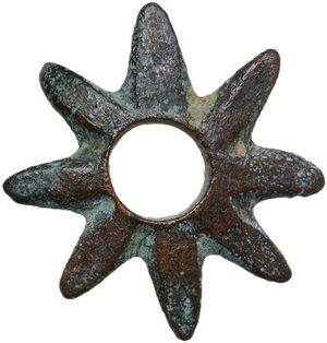 obverse: AE Ring-money with eight petals