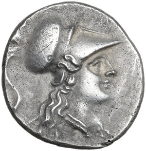 obverse: Southern Lucania, Metapontum. AR Half Shekel – Drachm. Punic occupation, c. 215-207 BC