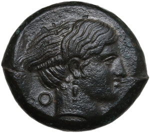 obverse: Southern Lucania, Metapontum. AE Obol, c. 400-350 BC