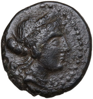 obverse: Southern Lucania, Metapontum. AE 17.5 mm, c. 225-200 BC