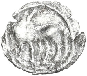 obverse: Southern Lucania, Sybaris. AR Obol, c. 530-510 BC