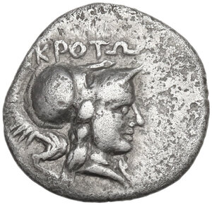 obverse: Bruttium, Kroton. AR Triobol, c. 300-250 BC