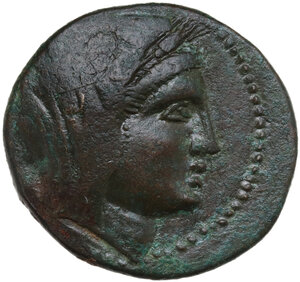 obverse: Bruttium, Petelia. AE 23.5 mm, late 3rd century BC