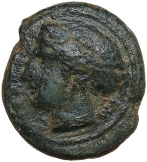obverse: Himera. AE Hemiltron, c. 415-409 BC