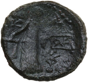 reverse: Katane. AE 21.5 mm, c. 186-170 BC