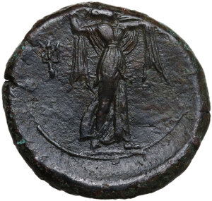 reverse: Syracuse.  Pyrrhos (278-276 BC).. AE 23.5 mm