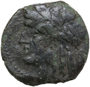 obverse: Tauromenion.  Roman Rule.. AE 22 mm, after 216 BC