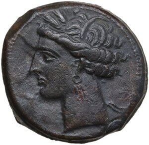 obverse: AE 21 mm. c. 300-264 BC. Uncertain mint