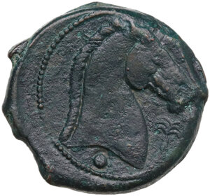 reverse: AE 21 mm. Circa 300-264 BC. Uncertain mint