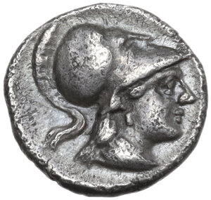 obverse: Pamphylia, Side. AR Obol, c. 370-360 BC