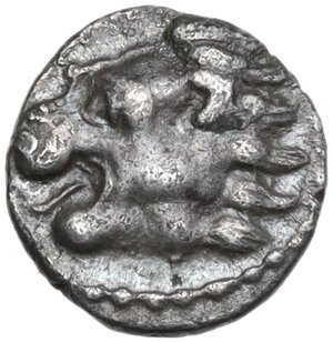 reverse: Pamphylia, Side. AR Obol, c. 370-360 BC