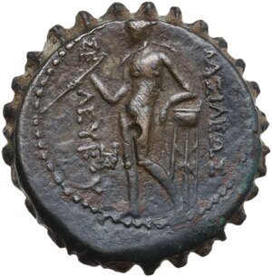 reverse: Seleucid Kings.  Seleukos IV Philopator (187-175 BC).. AE Serrate. Antioch on the Orontes mint