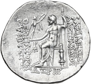 reverse: Seleucid Kings.  Alexander I Balas (152-145 BC).. AR Tetradrachm. Antioch on the Orontes mint. Dated SE 164 (149/8 BC)