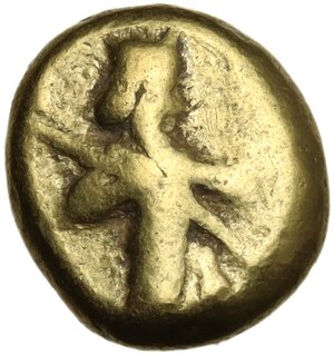obverse: Persia, Achaemenid Empire..  Darios I to Xerxes II (c. 485-420 BC.).. AV Daric. Lydo-Milesian standard. Sardes mint