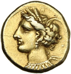 obverse: Zeugitania, Carthage. EL Stater, c. 310-306 BC