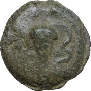 reverse: Roma/Roma series.. AE Cast Semuncia, 269-266 BC