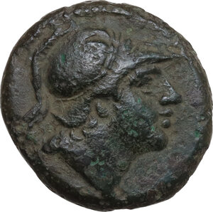 obverse: Anonymous sickle series.. AE Litra, c. 241-235 BC