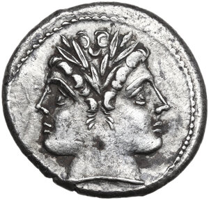 obverse: Anonymous. AR Quadrigatus (Didrachm), uncertain Campanian mints, 216 BC