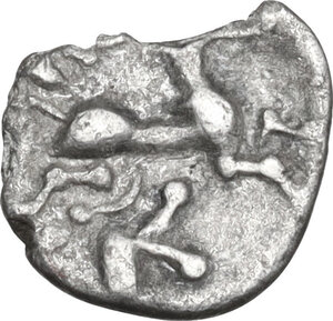 reverse: Northwest Gaul, Aulerci Cenomani. AR Unit, c. 100-50 BC)