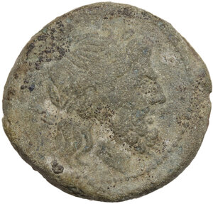 obverse: H series.. AE Semis, 211-210 BC. South East Italy