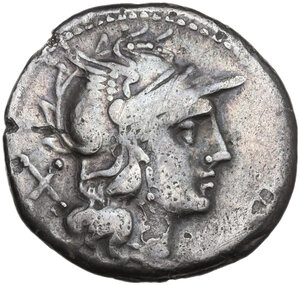 obverse: AVTR series. AR Denarius, uncertain Spanish mint, 203 BC