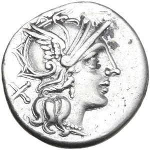 obverse: C. Thalna. Denarius, 154 BC