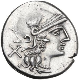 obverse: L. Iteius. Denarius, 149 BC