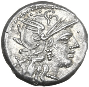obverse: C. Renius. Denarius, 138 BC