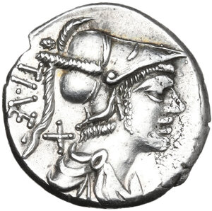 obverse: Ti. Veturius. Denarius, 137 BC