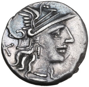 obverse: L. Trebanius. Denarius, 135 BC
