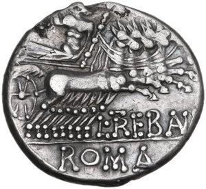reverse: L. Trebanius. Denarius, 135 BC