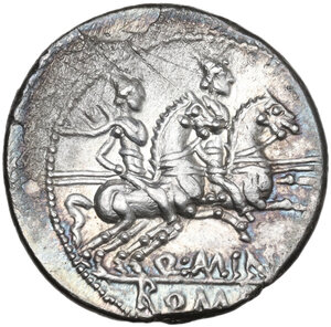 reverse: Q. Minucius Rufus. Denarius, 122 BC