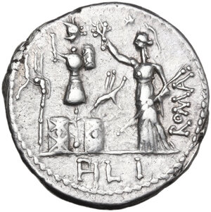reverse: M. Furius Philus. Denarius, 119 BC
