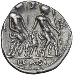 reverse: Lucius Caesius. Denarius, 112 or 111 BC