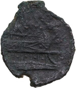 reverse: Q. Titius. AE As, 90 BC