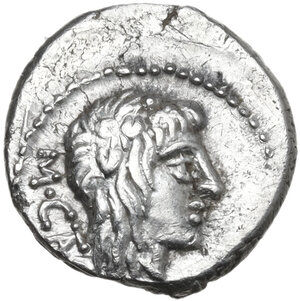 obverse: M. Cato. Quinarius, 89 BC