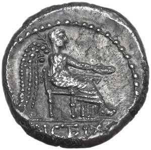 reverse: M. Cato. Quinarius, 89 BC
