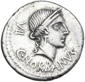 obverse: C. Norbanus. Denarius, 83 BC