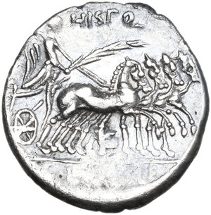 reverse: C. Annius with L. Fabius L. f. Hispaniensis.. Denarius, North Italy and Spain, 82-81 BC
