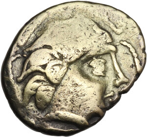obverse: Central Gaul, Pictones. Debased AV Stater, 110/00-50 BC