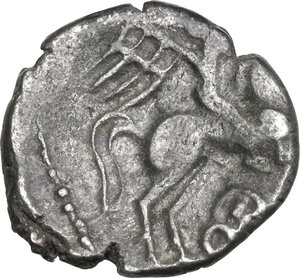 reverse: Central Gaul, Pictones. AR Drachm, c. 1st century BC