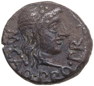 obverse: M. Porcius Cato.. AR Quinarius, uncertain African mint, 47-46 BC