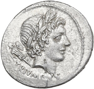 obverse: L. Papius Celsus. Denarius, 45 BC
