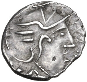 obverse: Southern Gaul, Allobroges. AR Quinarius, c. 70-61 BC