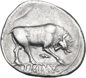reverse: Augustus (27 BC-14 AD).. AR Denarius, Lugdunum mint, 15 BC
