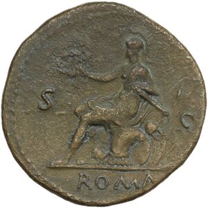 reverse: Nero (54-68).. AE Dupondius, 40-41 AD