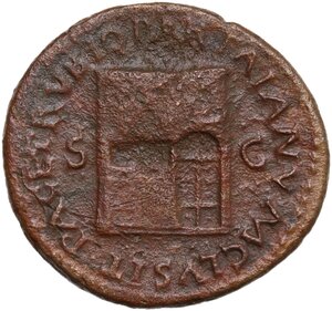 reverse: Nero (54-68).. AE As, Rome mint