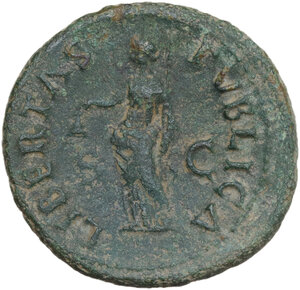 reverse: Galba (68-69).. AE As, circa August-October 68 AD