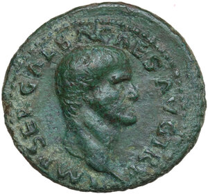 obverse: Galba (68-69).. AE As. Rome mint. Struck circa October AD 68