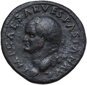 obverse: Vespasian (69 -79).. AE 